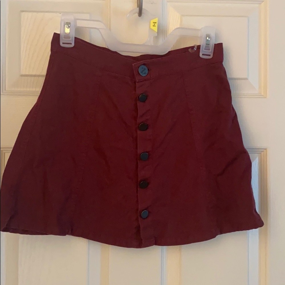 Red skirt